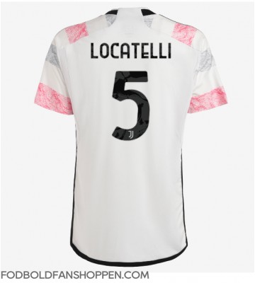 Juventus Manuel Locatelli #5 Udebanetrøje 2023-24 Kortærmet